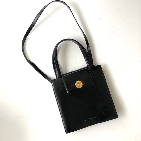 Bvlgari black cross body and purse